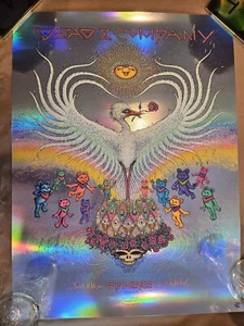 NEW DEAD & COMPANY May 26 Sphere RAINBOW FOIL Poster Marq Spusta 233/300 Forever - Picture 1 of 8