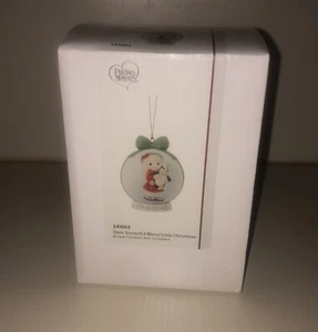 PRECIOUS MOMENTS 2024 GIRL BALL Ornament Have Yourself Merry Christmas 241003 - Picture 1 of 7