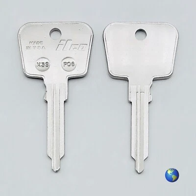 Llaves en blanco PO6 para varios modelos de Porsche (2 llaves) Foto 1 de 3