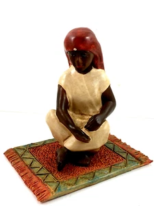 Krippenfigur Volksfigur Aladin - fliegender Teppich Berkalith coleriert ( neu ) - Bild 1 von 4