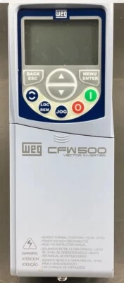 WEG  CFW500 Inverter  CFW500A04P3B2NBN1  3Ph 2.3A 0-500Hz 200-240 VAC     1C - Image 1 of 4