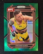 2023 Panini Prizm Josiane Nunes Green Prizm Rookie # 199 RC UFC