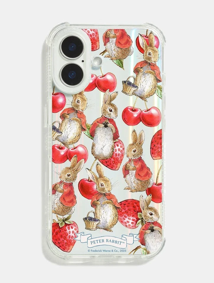 Peter Rabbit x Skinnydip Flopsy Cherry Shock iPhone Case - Image 1 of 1