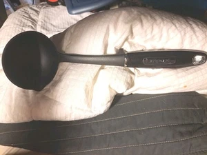 Farberware Black/ Silver Ladel/Rest In Back 12" - Picture 1 of 5