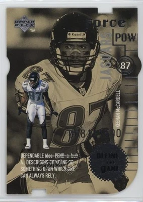 1998 Upper Deck Define the Game Silver Die-Cut /1500 Keenan McCardell #DG30 - Image 1 of 2