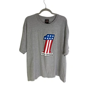 Camiseta Harley Davidson Talla 2XL Gris 1 - Imagen 1 de 6