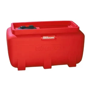 Silvan 200L red bare tank. Supplied with 8mm brass insert mounting in base - Picture 1 of 1