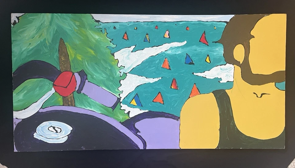 Diamond Head Windsurfers acrílico 48” X 28” Foto 1 de 1