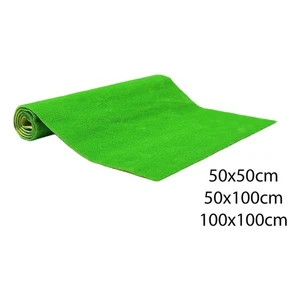 Synthetic Grass Mat Lawn Rug Fields Bedroom Artificial Grass Turf Decor - Picture 1 of 19