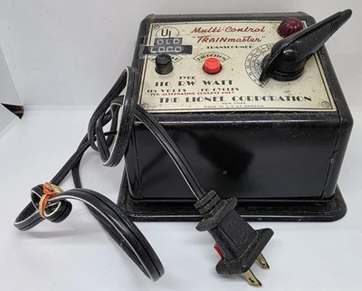 VINTAGE LIONEL MULTI-CONTROL TRAINMASTER TRANSFORMER TYPE RW 110 WATTS 115 VOLTS - Image 1 of 2
