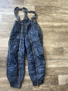 Vintage Intermediate Fliegerhose A11C USAAF dunkelblau Nylon Größe 30 Hose - Bild 1 von 10