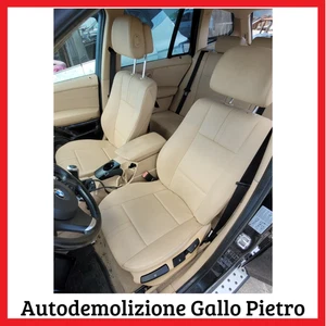 Sedili in pelle beige BMW x3 2004 2005 2006 2007 2008 e 83 e83 2.0d xdrive20d - Foto 1 di 5