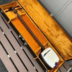 Japanese Shamisen EMedium-Neck ERosewood Body Ewith Hard Case - Picture 1 of 7