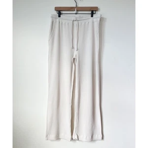 Neu mit Etikett AYR The Waffle Cone Hose Muschel cremefarben Damen XL weites Bein kuschelig ruhig Luxus - Bild 1 von 10
