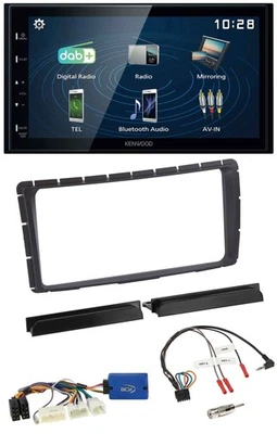 Kenwood 2DIN Bluetooth Lenkrad USB DAB Autoradio für Toyota Hilux ab 2011 28-Pin - Bild 1 von 4