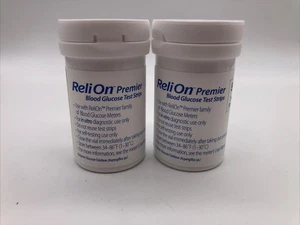 Prueba de glucosa en sangre ReliOn Premier 100ct FECHA DE CADUCIDAD: 07/2026 (sin caja) Ref. 018 - Imagen 1 de 2