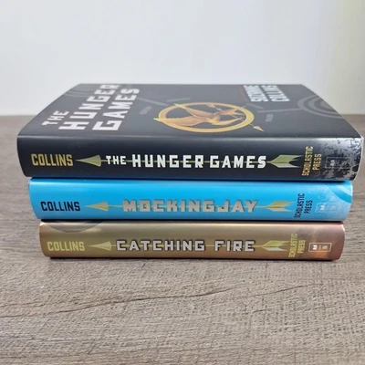 Hunger Games Trilogy by Suzanne Collins Book Set Lot Of 3 Hardcover  - Image 1 of 3