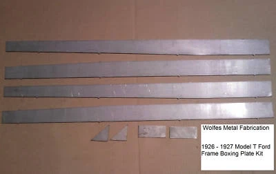 Model T Ford Frame, 1/8" Easy Weld Boxing Plates 26-27 - Image 1 of 2