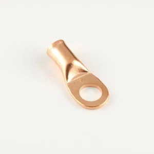 (10) Anello 4 gauge 5/16" foro terminale BATTERIA lug rame nudo non isolato AWG - Foto 1 di 1