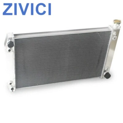 Radiador completo de aluminio de 3 filas para GMC C1500 C2500 K1500 K2500 1988-1999 5,0 L CU622 Foto 1 de 4