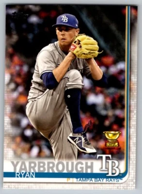 2019 Topps #432 Ryan Yarbrough Tampa Bay Rays - Image 1 of 2