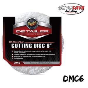 Meguiars 6" DA Microfibre DMC6 Cutting Pad Pack of 2 Polishing Car Van Detailing - Picture 1 of 1