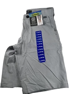 NEW w TAGS Hurley Youth Boys Hybrid Shorts Straight Fit Size L (14-16) Gray - Picture 1 of 6