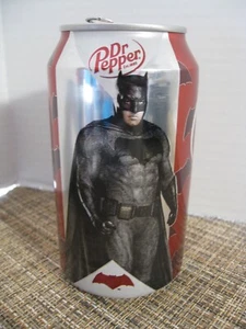 Dr. Pepper - Empty Can - Batman vs. Superman Movie Tie-In 2015 - Batman - Picture 1 of 8