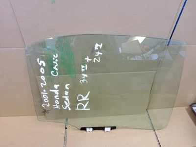 Оригинальное правое заднее стекло для Honda Civic седан 2001-2005 годов выпуска - Изображение 1 из 4
