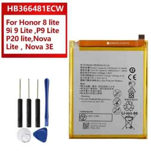 Batería Nueva HB366481ECW Para Huawei Honor P9 9i P10 Lite P20 Lite G9 Honor 5C 7C - Imagen 1 de 6