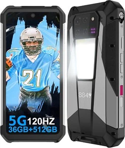 Unihertz Tank 3 Pro 5G Rugged Projector Smartphone 18GB 512GB Cell Phone BY DHL - Imagen 1 de 9