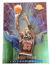 1996 Skybox Premium Basketball Meltdown Insert Card #M1 Michael Jordan Bulls