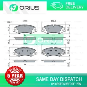 Brake Pads Set Front Orius Fits Land Rover Discovery Range Sport + Other Models - Picture 1 of 12
