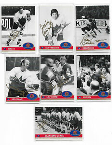 1991-92 Future Trends Canada ’72 Gold Paint Autographs  LOT of 7 Free Shipping