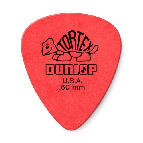 Dunlop Tortex Standard Plektren - 0,50 mm - rot (1, 3, 6, 12 oder 72 Stück) - Bild 1 von 1