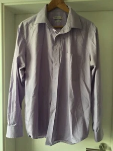 Herren Hemd langarm Flieder gebraucht Gr. 42 - Bild 1 von 2
