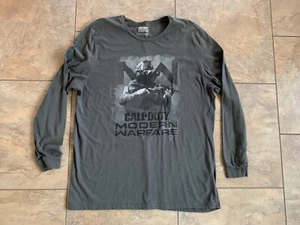 Call Of Duty Modern Warfare Shirt Size XL 2019 Long Sleeve Gray - Picture 1 of 7