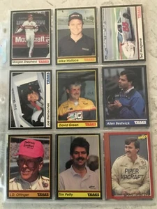 1991 traks card lot petty, Wallace, Allison, petty, irvan, waltrip - Picture 1 of 2