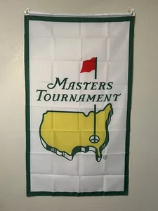 Augusta National Master’s Golf Tournament Flag 3x5 ft Man Cave Dorm Garage Decor - Picture 1 of 5