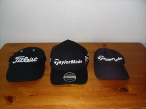 Golf hat bundle 2x Taylormade, 1 x Titleist VGC! - Picture 1 of 5