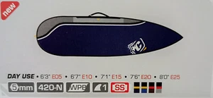 Creatures of Leisure Surf Day 6'7" Short Board Bag Blue/Silver... Team Designed - Picture 1 of 13