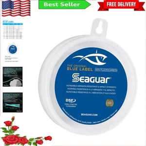 Professional Grade 100% Fluorocarbon Fishing Leader - Trusted by Angling Pros - Picture 1 of 9