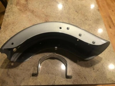 Harley Davidson Touring Rear Fender OEM Barracuda Silver, Gloss - Image 1 of 4