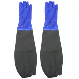 Dishwashing Gloves Extra Long Waterproof Breathable Outdoor Work - Picture 1 of 12