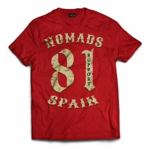 49 Hells Angels Nomads España Soporte 81 Camiseta De Colección Rocker - Imagen 1 de 5