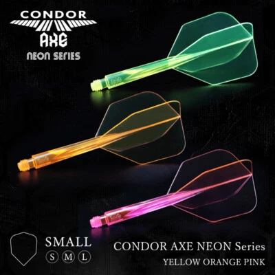 Condor Darts (Flight) AXE Neon S M L Small Shaft Flight Schaft Shape - Bild 1 von 4