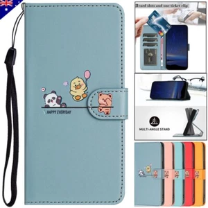 For iPhone 16e 16 15 14 13 12 11 Pro Max XR Plus Flip Leather Wallet Case Cover - Picture 1 of 58