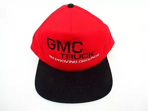 GMC Truck Ball Cap Adjustable Red with Black & White Embroidery NEW Without Tags - Imagen 1 de 8