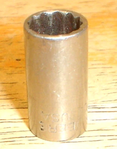 John Deere Tools USA TY3109 SAE 1/4" Drive 12-Point 5/16" Shallow Chrome Socket - Bild 1 von 5