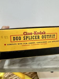 Kodak Film Splicer CINE KODAK Duo Splicer 8 MM and 16mm Film W/ Box Vintage - Picture 1 of 4